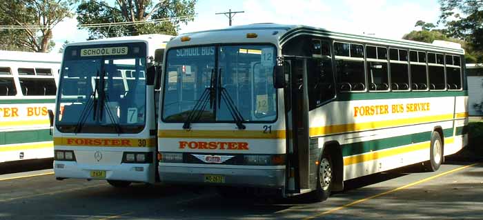 Forster Hino RG197K Custom 21 & Mercedes OH1418 ABM Starliner 30